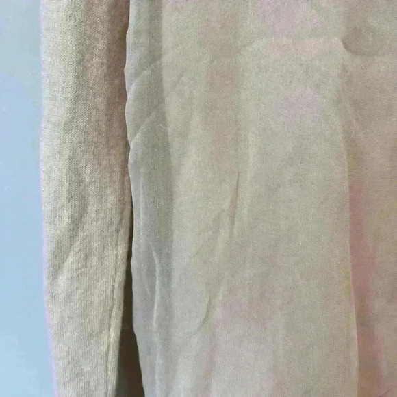 Vince Double Layer Sweater XS Women’s Cream Wool Silk Cashmere Long sleeve - Picture 2 of 4